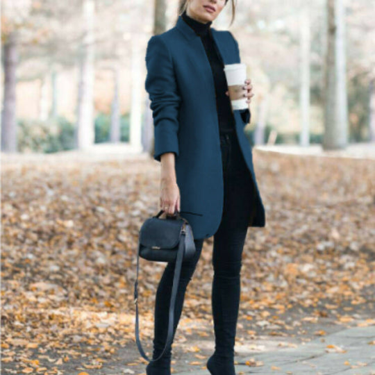 Heidi-Mode | Mantel Damen Langline Offen-Front Mantel