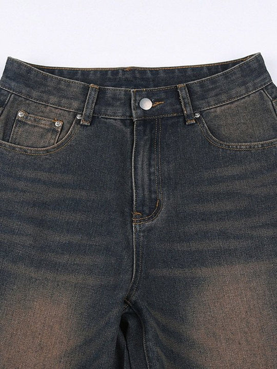 Heidi-Mode | Waschung Dunkle Baggy Boyfriend Jeans