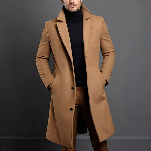 Heidi-Mode | Eleganter Woll-Trenchcoat für Männer