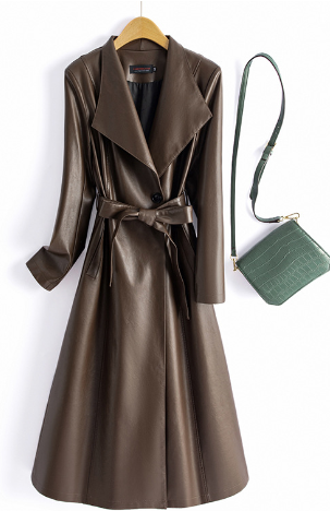 Heidi-Mode | Vintage Vegen Lederjacke für Frauen Umweltfreundliche Materialien