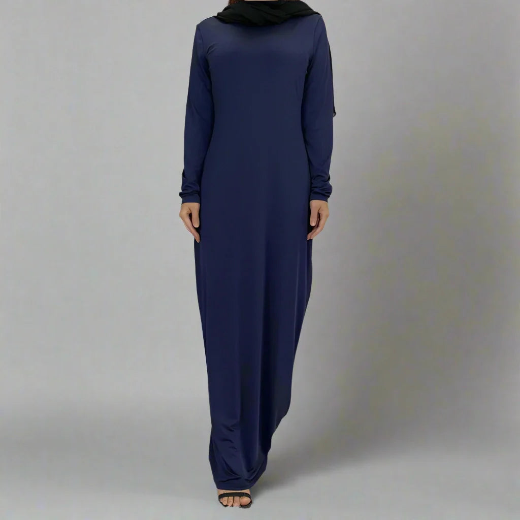 Heidi-Mode | Muslimische Frauen Mikrofaser Innere Abaya Kleid