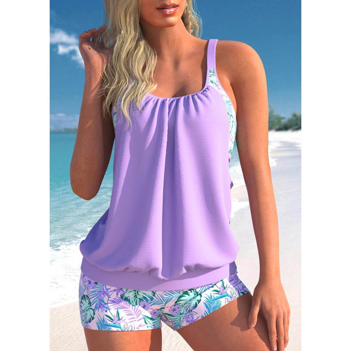 Heidi-Mode | Stylischer Loose Fit Tankini Satz