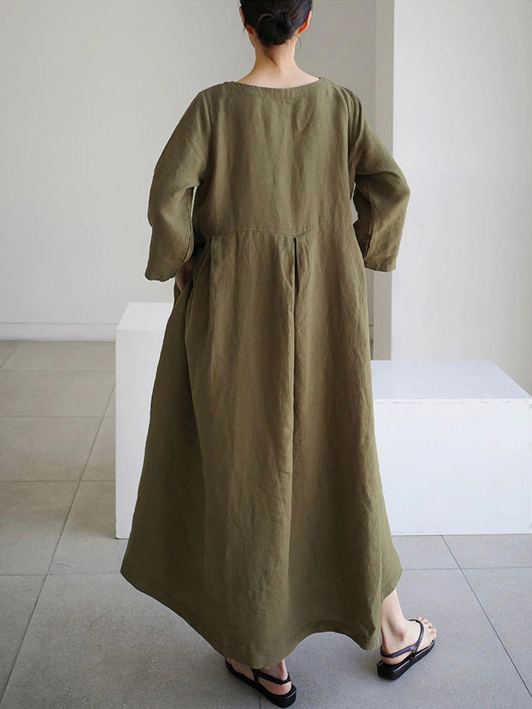 Luftiges Freizeitkleid mit Taschen