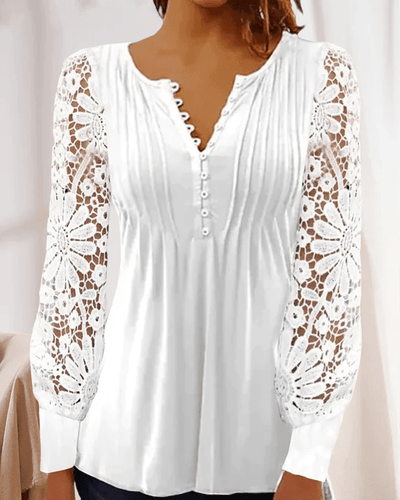 Heidi-Mode - Elegante Bluse mit langen Ärmeln