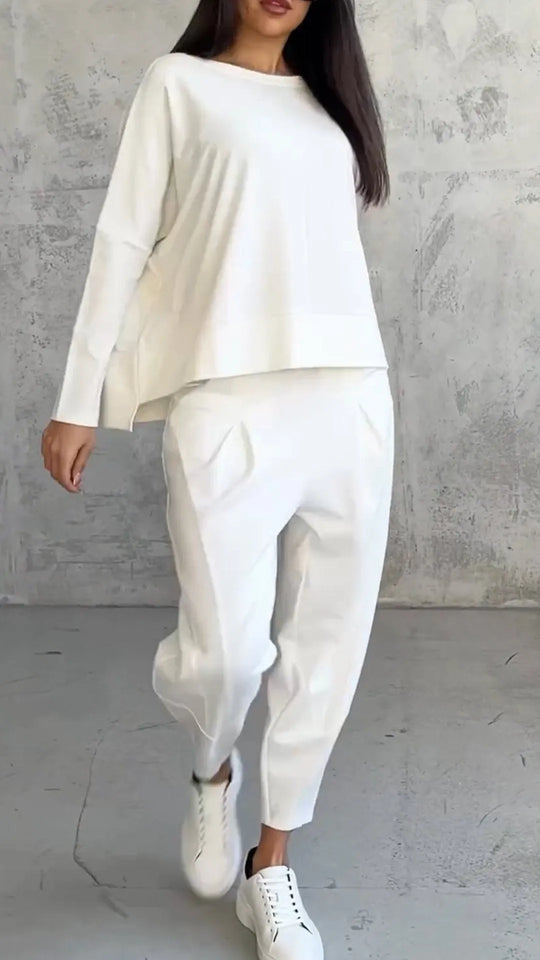 Heidi-Mode | Zweiteiliges Set In Einem Lässigen Relaxed Fit Modell