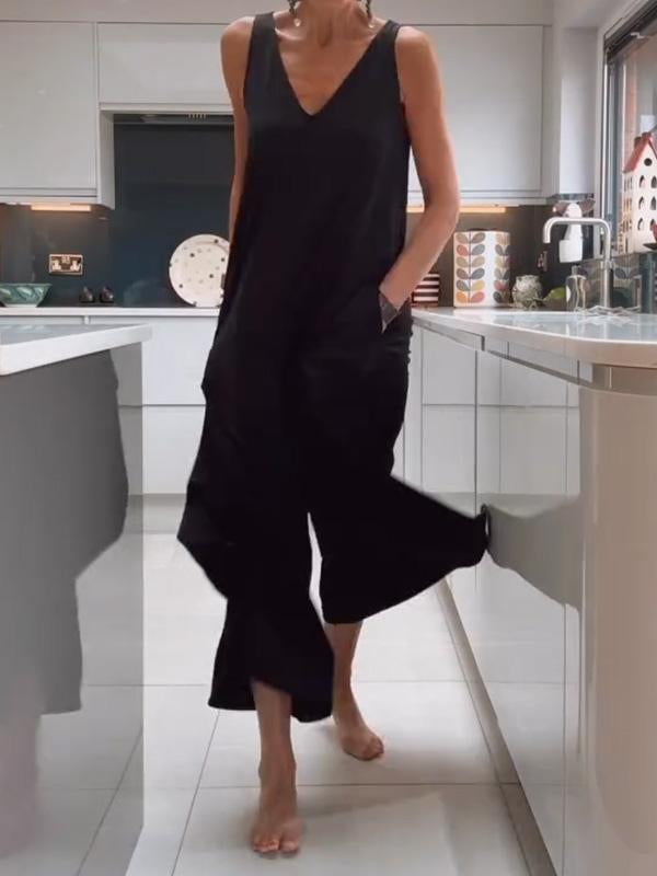 Comfy Casual einfacher Jumpsuit