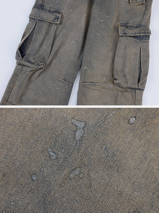 Vintage tiefengewaschene Jeans