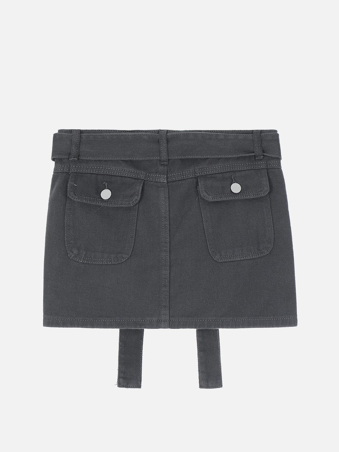 denim rok met meerdere zakken