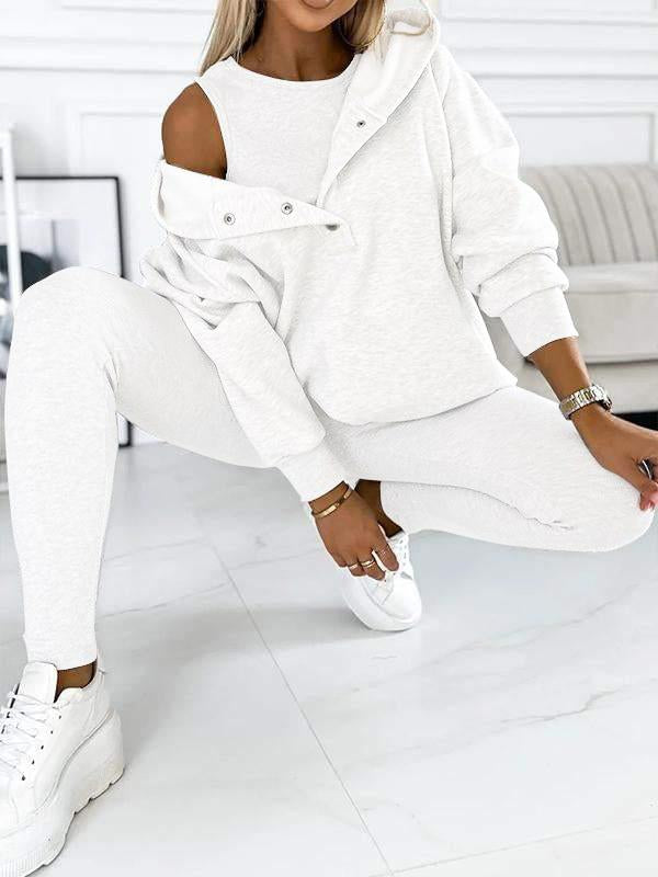 Heidi-Mode | Modisches Damen Sweatshirt Set mit Jogginghose