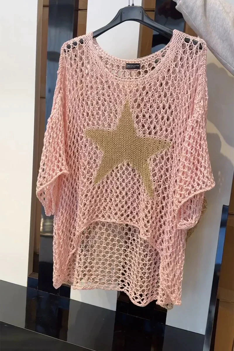 Heidi-Mode | Gestrickte Sternen Oberteile