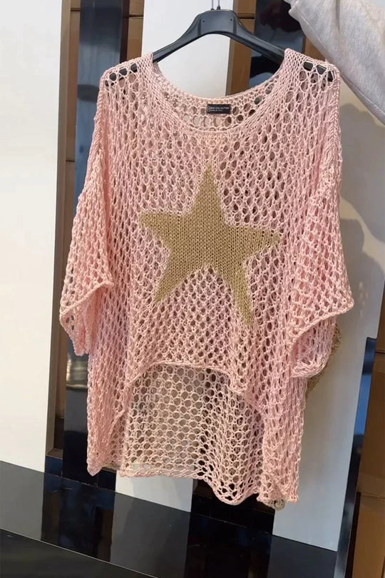 Heidi-Mode | Gestrickte Sternen Oberteile