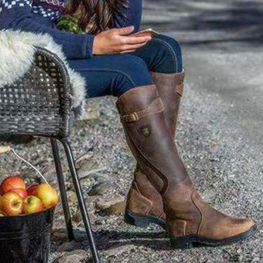 Heidi-Mode - Wasserdichte hohe Reitstiefel