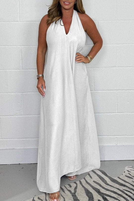 Heidi-Mode | Damen Halfter Abendkleid Ärmellos