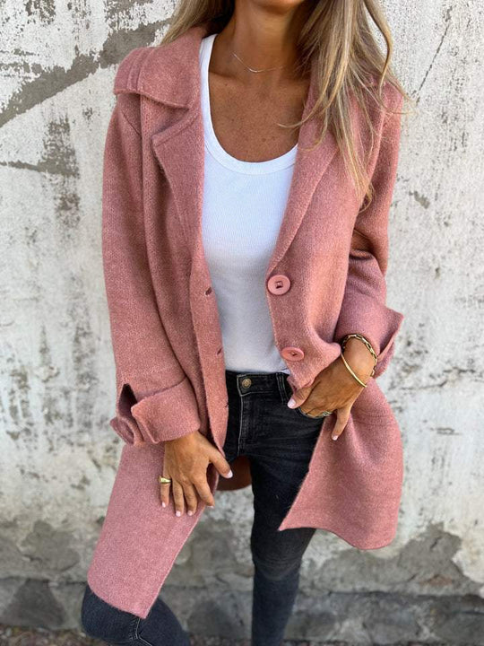 Heidi-Mode | Lässiger Lange Damen Herbstmantel