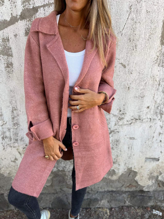 Heidi-Mode | Lässiger Lange Damen Herbstmantel