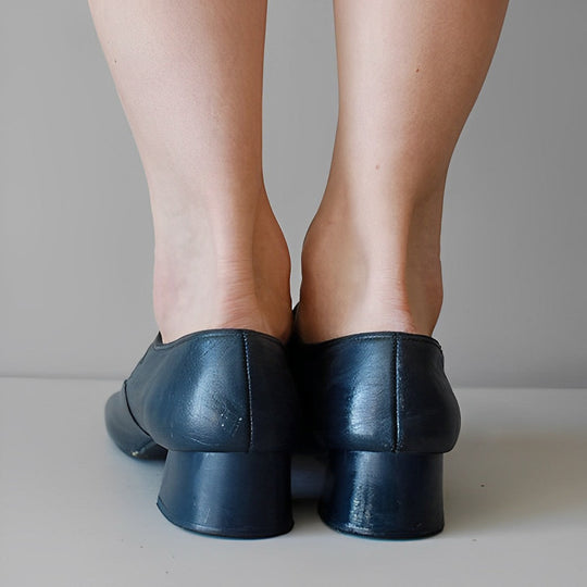 Heidi-Mode | Flache Schnallen Loafers