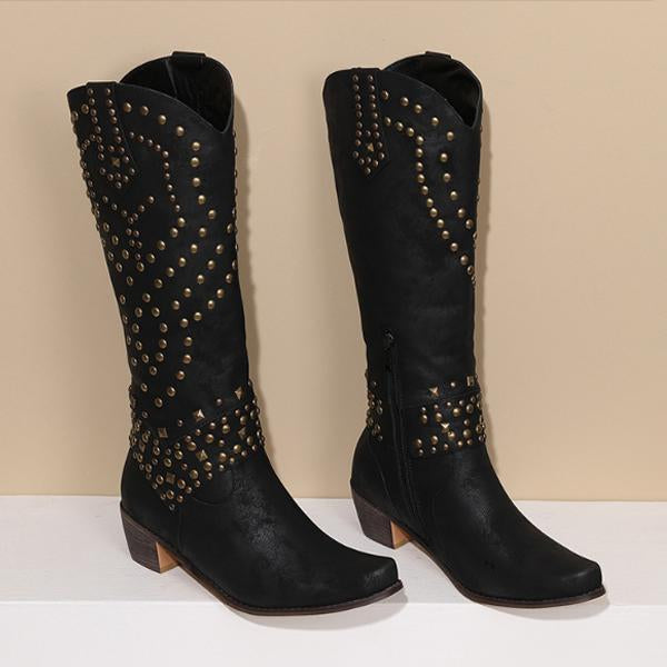 Heidi-Mode | Cowboystiefel mit Absätzen