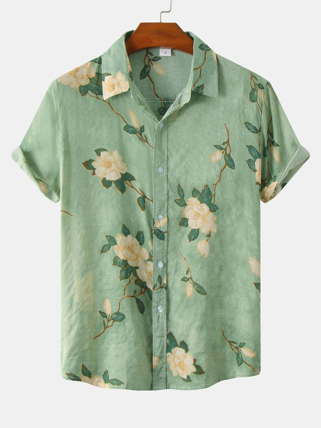 Print Button Up Shirt