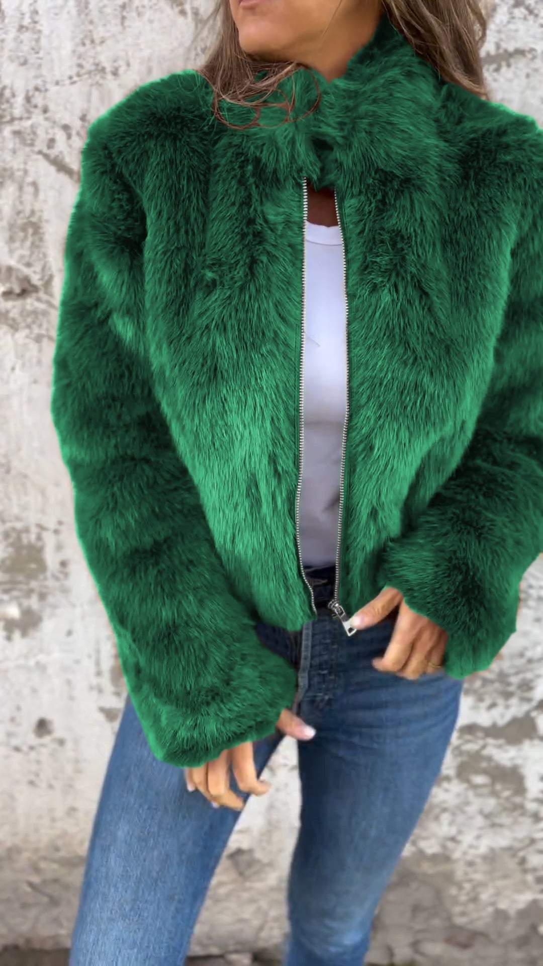 Heidi-Mode | Luxuriöse Felljacke