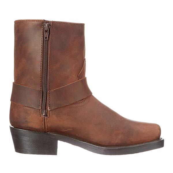 Heidi-Mode | Westliche Cowboystiefel mit Reißverschluss An Der Seite für Herren