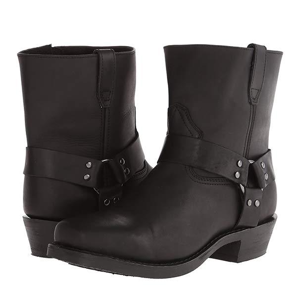 Heidi-Mode | Westliche Cowboystiefel mit Reißverschluss An Der Seite für Herren