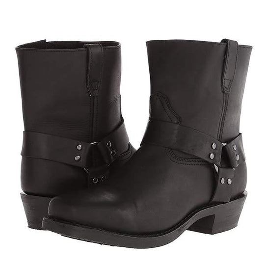 Heidi-Mode | Westliche Cowboystiefel mit Reißverschluss An Der Seite für Herren