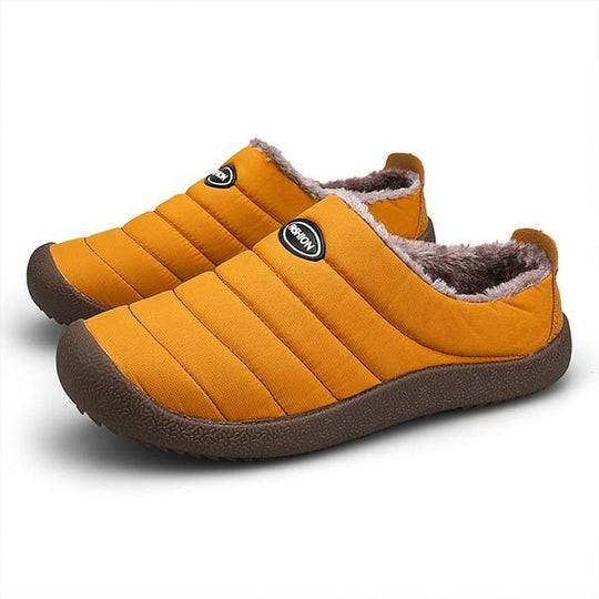 Heidi-Mode Bequeme warme Fleece-Halbschuhe für Herren