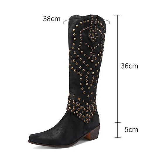 Heidi-Mode | Cowboystiefel mit Absätzen