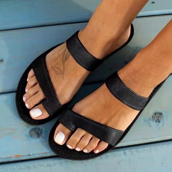 flache Sandale - Dina