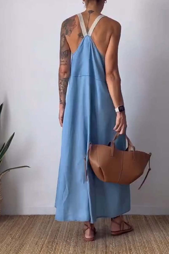 Noë | Bequeme lockere Strumpfhalterkleid