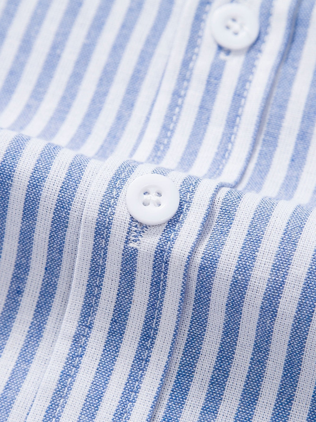 gestreiftes Button-Down-Hemd aus Baumwollmischung