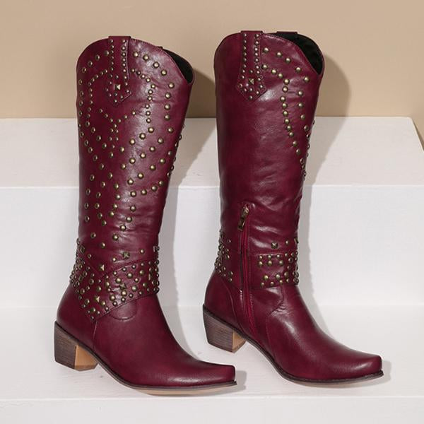 Heidi-Mode | Cowboystiefel mit Absätzen