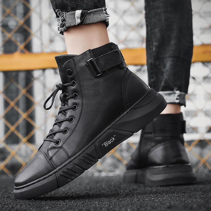 Heidi-Mode | Robuste Schwarze Herrenschuhe