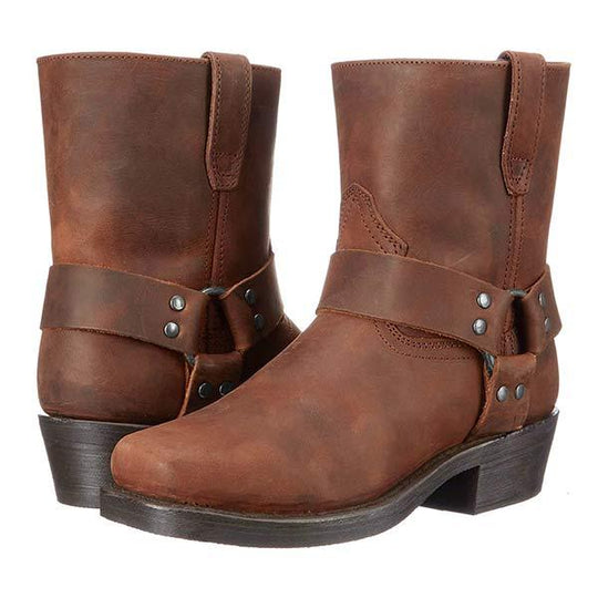 Heidi-Mode | Westliche Cowboystiefel mit Reißverschluss An Der Seite für Herren