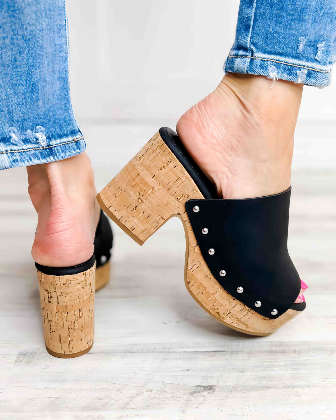 Heidi - Trenige Clog Wedges für Damen