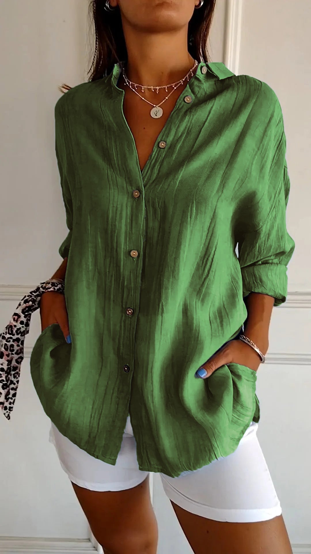 Heidi-Mode | Elegantes Shirt Mit Plissee-Stil