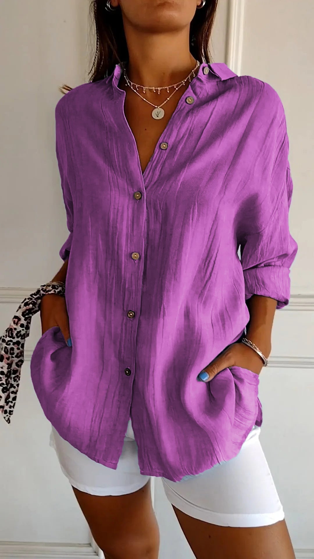 Heidi-Mode | Elegantes Shirt Mit Plissee-Stil