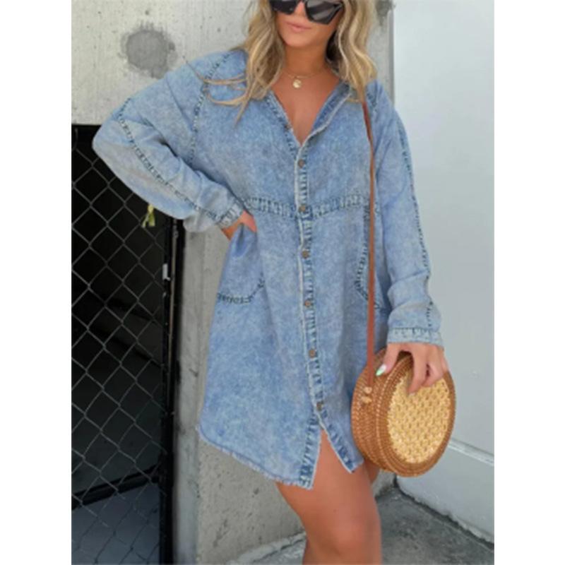 Heidi-Mode | Mini Jeanskleid Damen