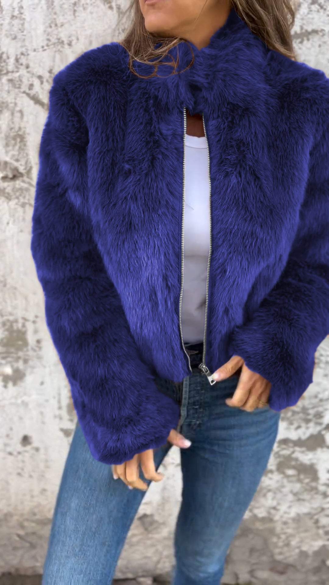 Heidi-Mode | Luxuriöse Felljacke