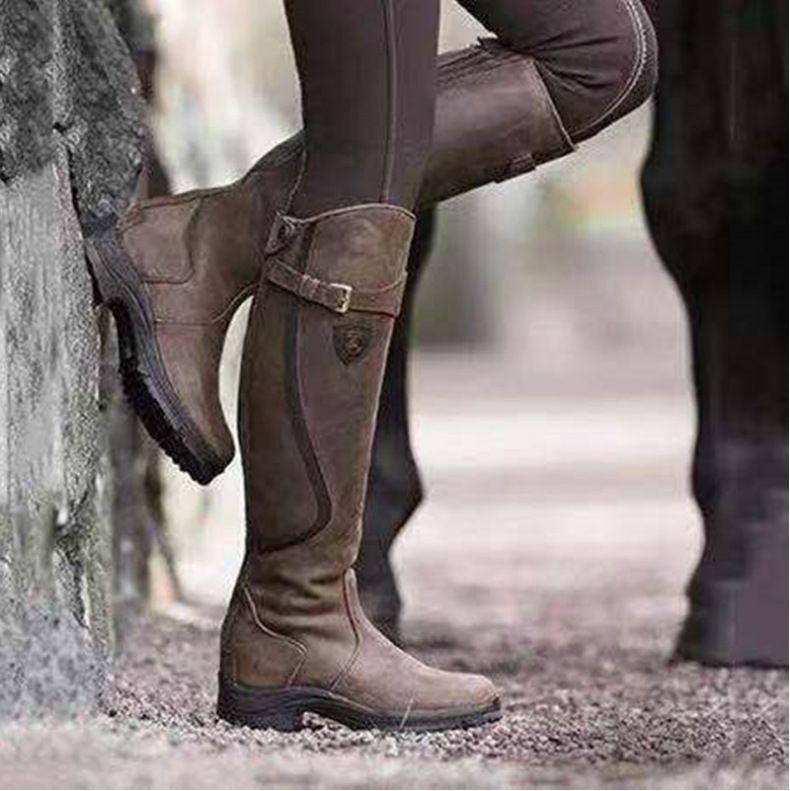 Heidi-Mode - Wasserdichte hohe Reitstiefel