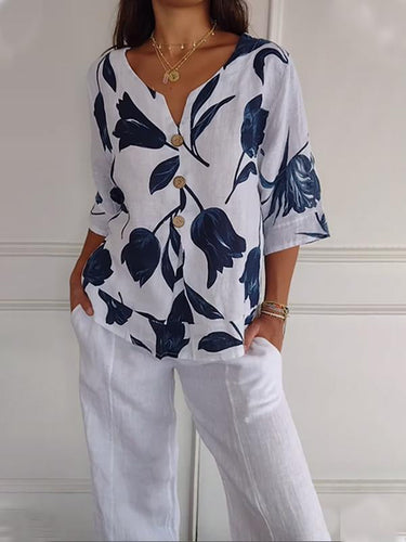 Heidi-Mode | Casual Hemd Mit Druck