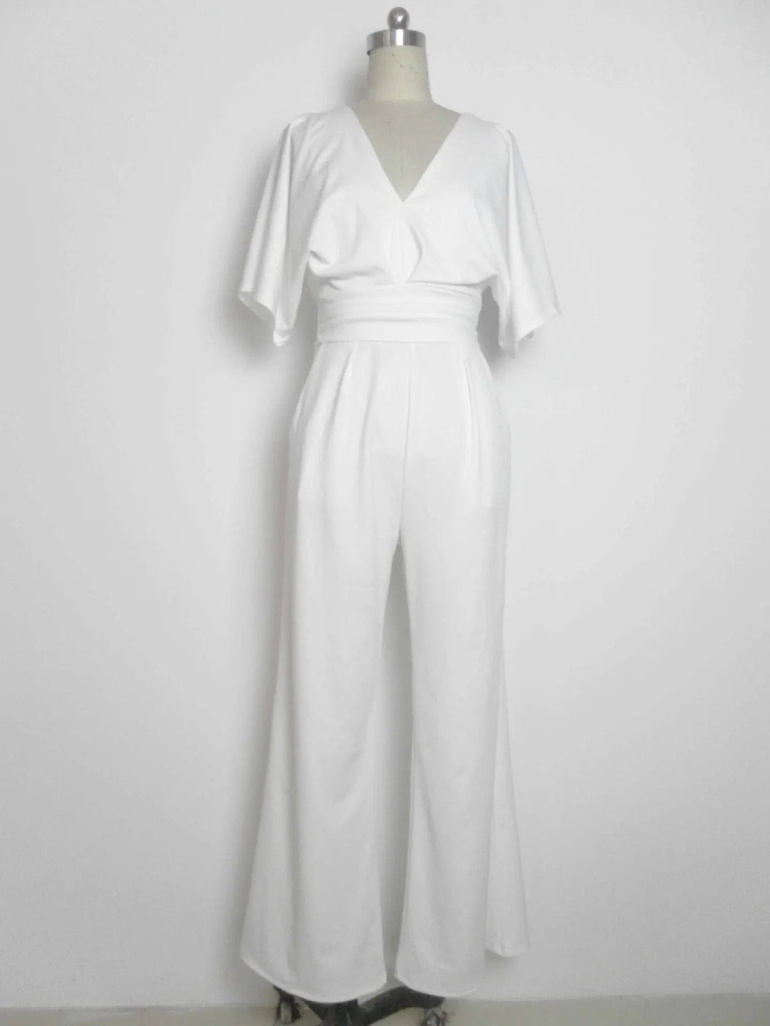 Heidi-Mode | Eleganter V-Ausschnitt Jumpsuit