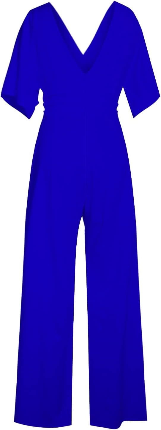 Heidi-Mode | Eleganter V-Ausschnitt Jumpsuit
