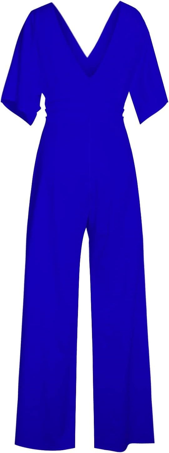 Heidi-Mode | Eleganter V-Ausschnitt Jumpsuit