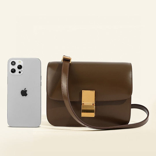 Heidi-Mode | Klassische Schultertasche mit Klappe