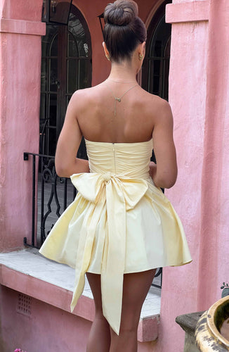 Mini Dress - Lemon