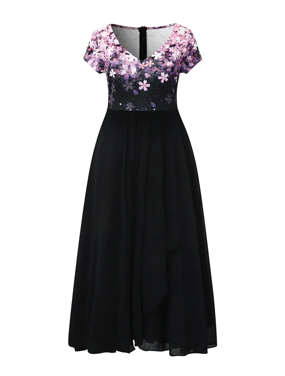 Heidi-Mode | Spitzen Midi Kleid Cade Blumen und Eleganz