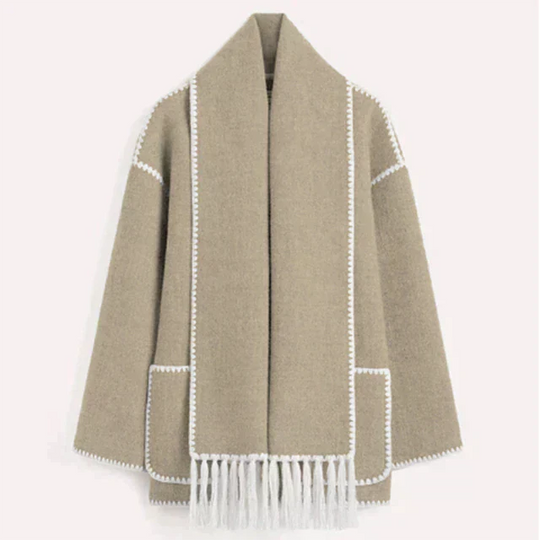 Heidi-Mode | Damen-Apparatsjacke mit Schickem und Komfortablem Schal