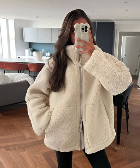 Heidi-Mode | Luxe Teddy Fleece Jacke