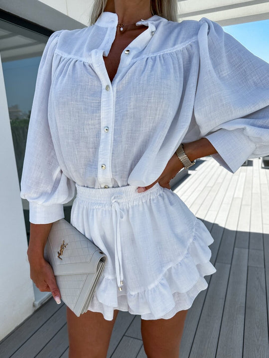 Heidi-Mode | Elegantes Set mit Knoten und Details